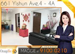 Blk 661 Yishun Avenue 4 (Yishun), HDB 4 Rooms #164023642